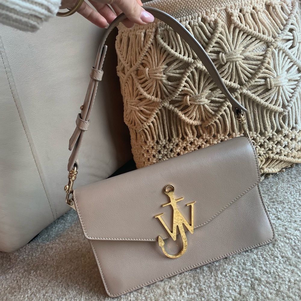 J W Anderson Tan Leather Logo Bag